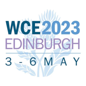 Selo do WCE 2023 - World Congress on Endometriosis, Edimburgo