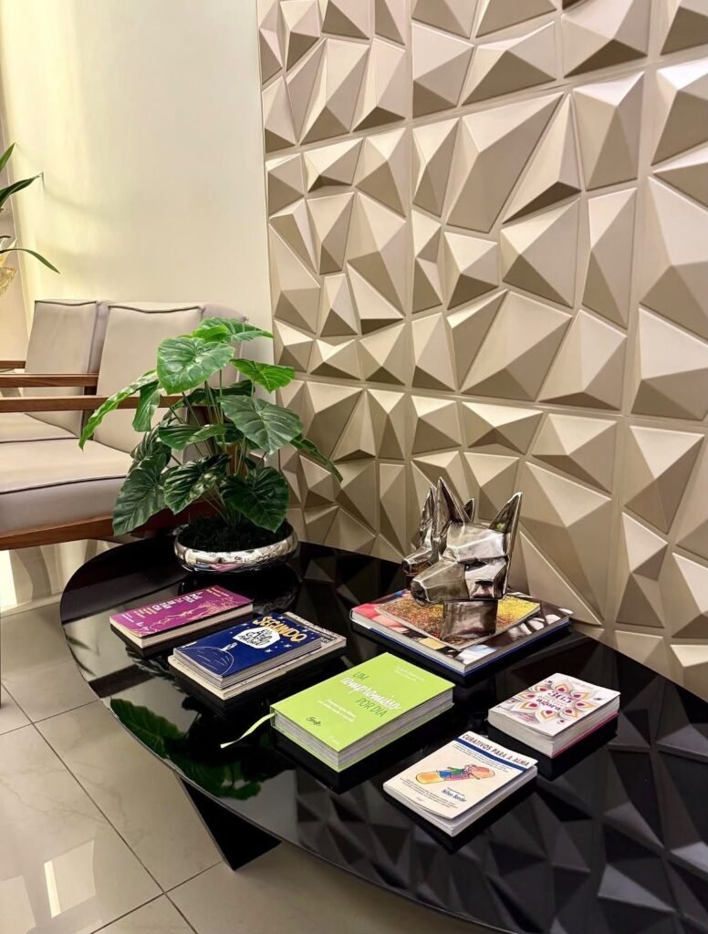 Sala de espera da Clínica Fecundità, em Ribeirão Preto